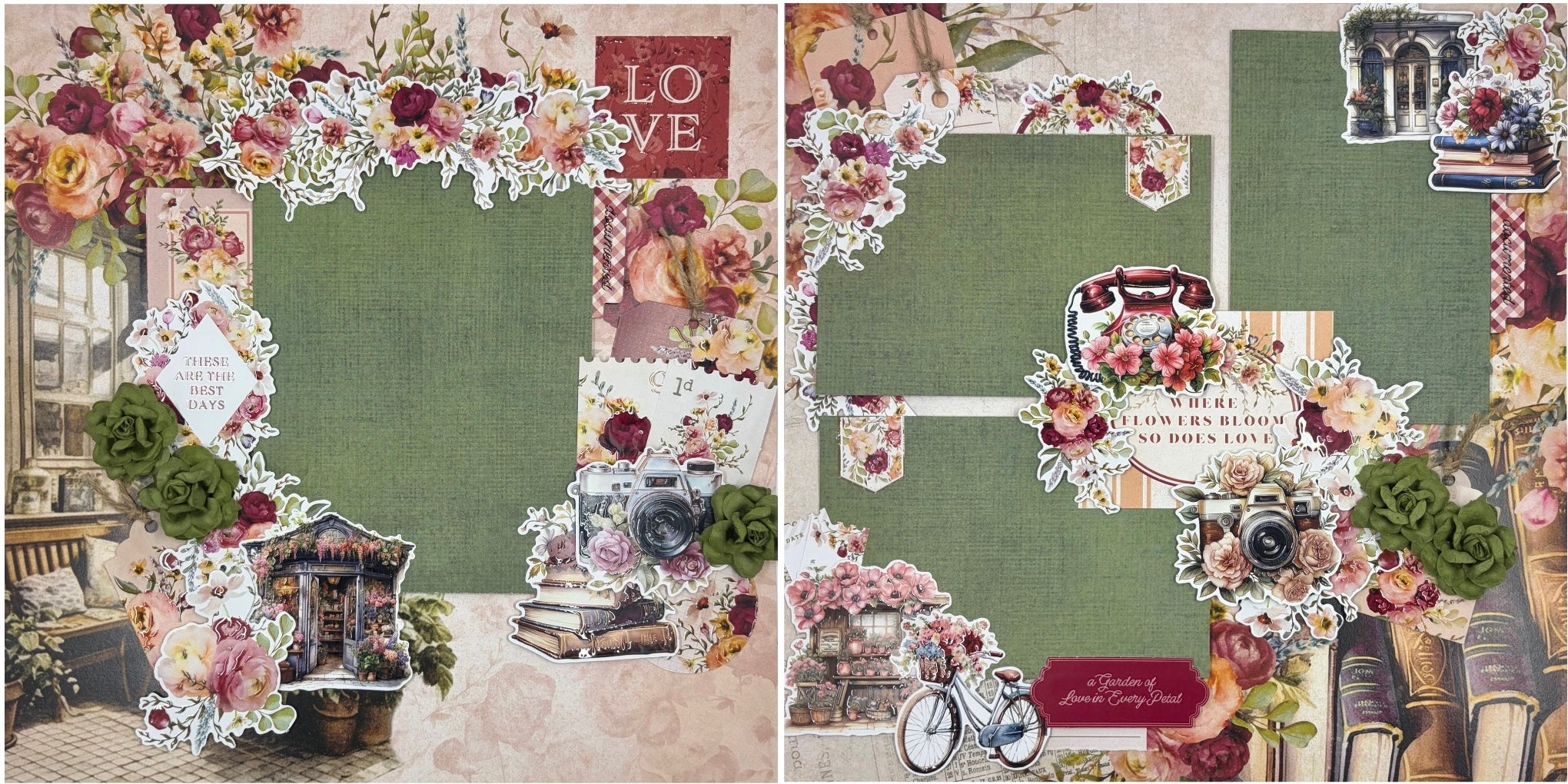 Garden of Love 2-Page Layout (Club Kit 132)